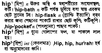 Hip in Bangla Academy Dictionary