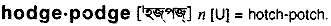Hodgepodge in Bangla Academy Dictionary