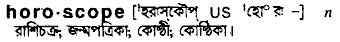 Horoscope in Bangla Academy Dictionary