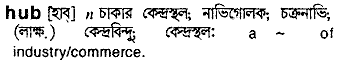 Hub in Bangla Academy Dictionary