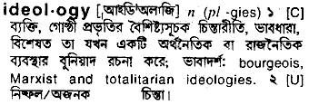 Ideology in Bangla Academy Dictionary