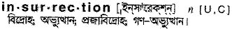 Insurrection in Bangla Academy Dictionary