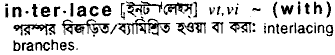 Interlace in Bangla Academy Dictionary