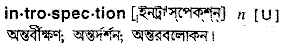 Introspection in Bangla Academy Dictionary