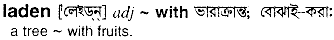 Laden in Bangla Academy Dictionary