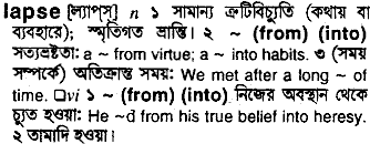 Lapse in Bangla Academy Dictionary