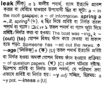Leak in Bangla Academy Dictionary