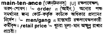 Maintenance in Bangla Academy Dictionary