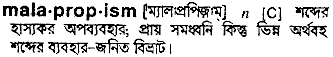 Malapropism in Bangla Academy Dictionary