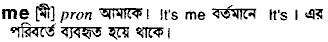 Me in Bangla Academy Dictionary