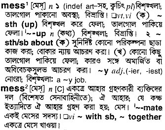 Mess in Bangla Academy Dictionary