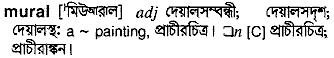 Mural in Bangla Academy Dictionary