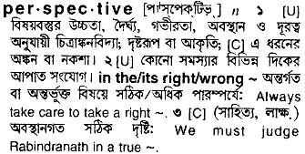Perspective in Bangla Academy Dictionary