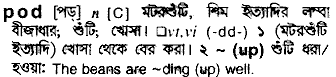Pod in Bangla Academy Dictionary
