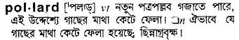Pollard in Bangla Academy Dictionary
