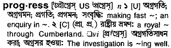 Progress in Bangla Academy Dictionary