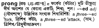 Prong in Bangla Academy Dictionary