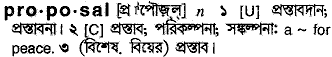Proposal in Bangla Academy Dictionary