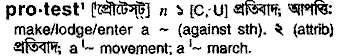 Protest in Bangla Academy Dictionary
