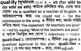 Qualify in Bangla Academy Dictionary