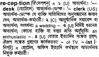 Reception in Bangla Academy Dictionary
