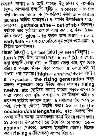 Rise in Bangla Academy Dictionary