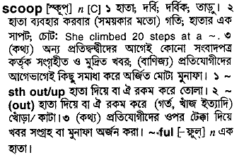 Scoop in Bangla Academy Dictionary