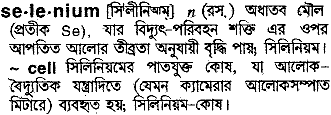 Selenium in Bangla Academy Dictionary