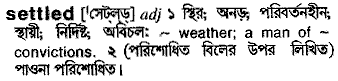 Settled in Bangla Academy Dictionary