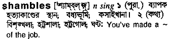 Shambles in Bangla Academy Dictionary