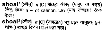 Shoal in Bangla Academy Dictionary