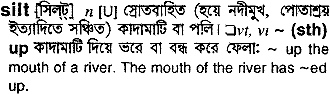 Silt in Bangla Academy Dictionary