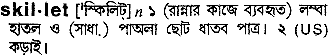 Skillet in Bangla Academy Dictionary
