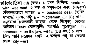 Slick in Bangla Academy Dictionary