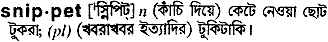 Snippet in Bangla Academy Dictionary