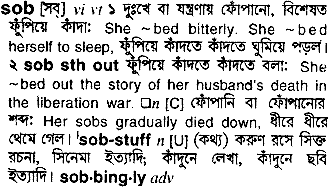 Sob in Bangla Academy Dictionary