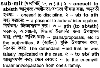 Submit in Bangla Academy Dictionary