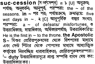 Succession in Bangla Academy Dictionary