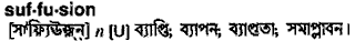 Suffusion in Bangla Academy Dictionary