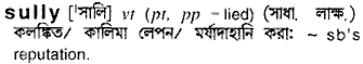 Sully in Bangla Academy Dictionary