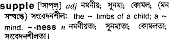 Supple in Bangla Academy Dictionary