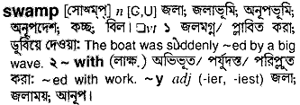 Swamp in Bangla Academy Dictionary