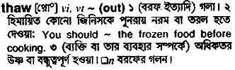 Thaw in Bangla Academy Dictionary