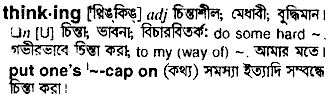 Thinking in Bangla Academy Dictionary