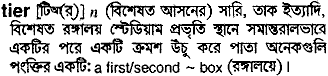 Tier in Bangla Academy Dictionary