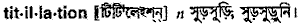 Titillation in Bangla Academy Dictionary