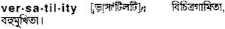 Versatility in Bangla Academy Dictionary