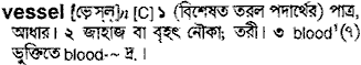 Vessel in Bangla Academy Dictionary