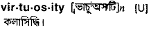 Virtuosity in Bangla Academy Dictionary