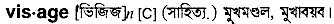 Visage in Bangla Academy Dictionary